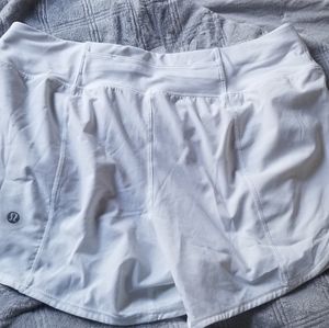 Lululemon white shorts